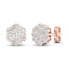 Diamond Fashion Earrings 1/5 ct tw Round-cut 10K Rose Gold