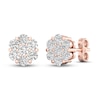 Thumbnail Image 1 of Diamond Fashion Earrings 1/5 ct tw Round-cut 10K Rose Gold