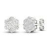 Thumbnail Image 1 of Diamond Fashion Earrings 1/5 ct tw Round-cut 10K White Gold