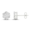 Thumbnail Image 2 of Diamond Fashion Earrings 1/5 ct tw Round-cut 10K White Gold