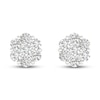 Thumbnail Image 3 of Diamond Fashion Earrings 1/5 ct tw Round-cut 10K White Gold