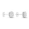 Thumbnail Image 4 of Diamond Fashion Earrings 1/5 ct tw Round-cut 10K White Gold