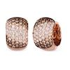 Thumbnail Image 1 of Le Vian Diamond Huggie Earrings 1-7/8 ct tw 14K Strawberry Gold