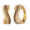 Thumbnail Image 0 of Le Vian Diamond Huggie Earrings 1/2 ct tw 14K Honey Gold