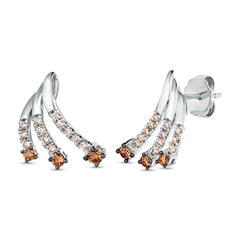 Le Vian Diamond Earrings 3/8 ct tw 14K Vanilla Gold