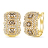 Thumbnail Image 1 of Le Vian Diamond Huggie Earrings 1-1/8 ct tw 14K Honey Gold