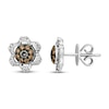 Thumbnail Image 0 of Le Vian Diamond Flower Earrings 5/8 ct tw 14K Vanilla Gold
