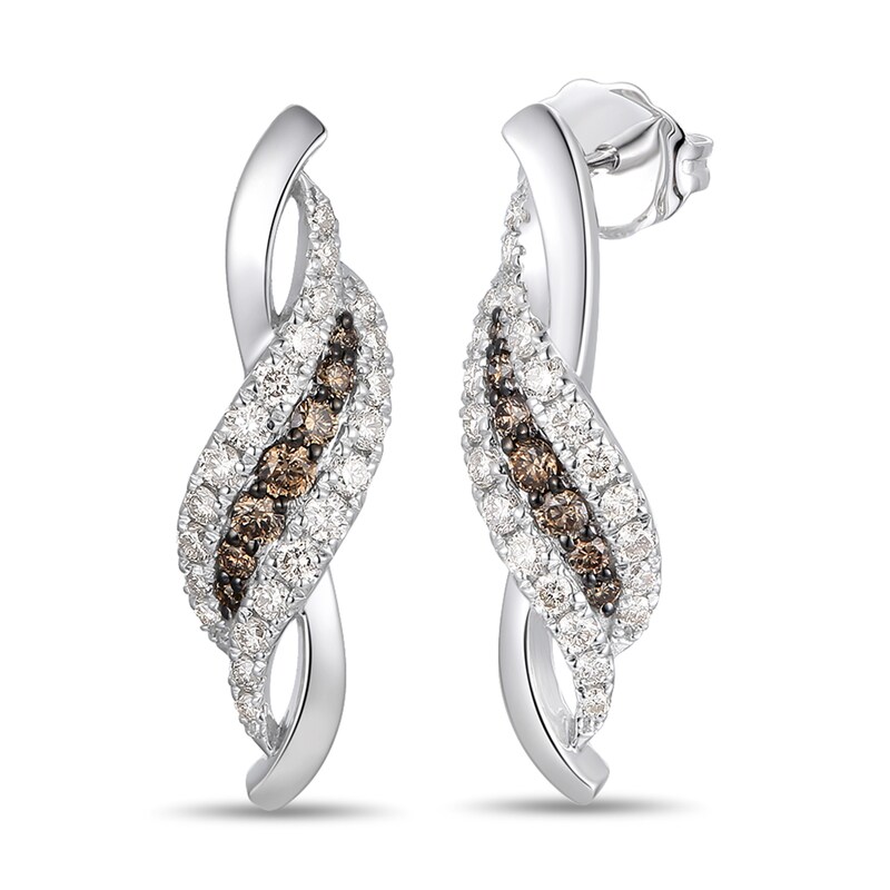 Main Image 1 of Le Vian Diamond Earrings 5/8 ct tw 14K Vanilla Gold