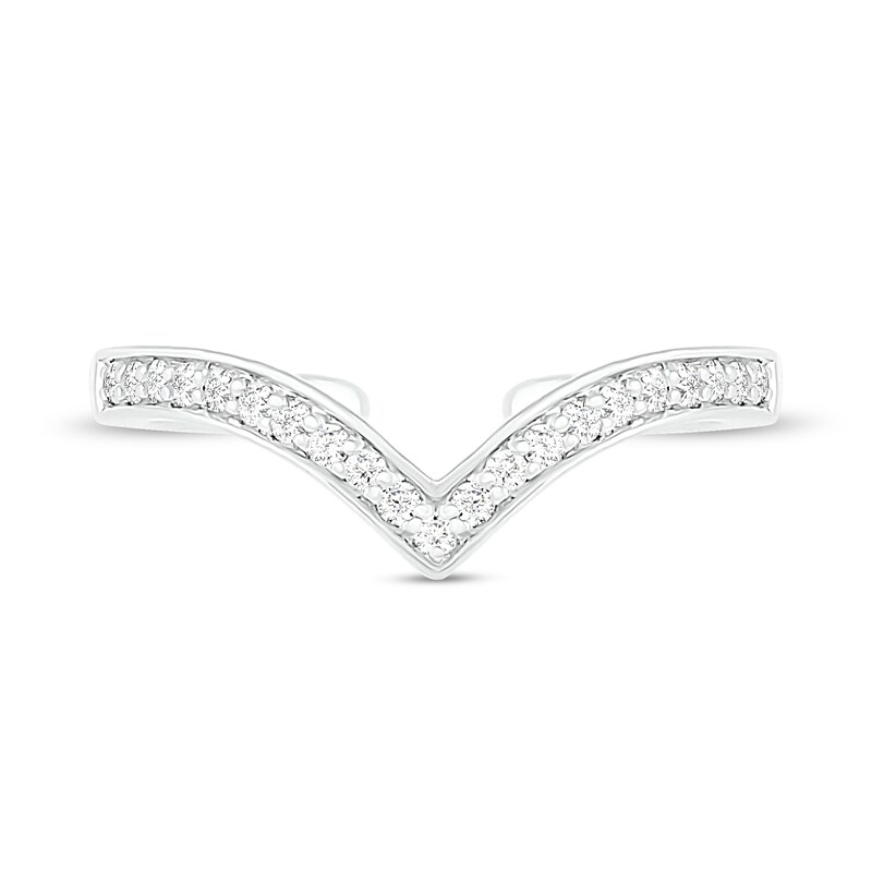 Main Image 2 of Diamond Toe Ring 10K White Gold