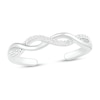 Thumbnail Image 1 of Diamond Twist Toe Ring 10K White Gold