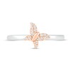 Thumbnail Image 2 of Diamond Butterfly Toe Ring 10K Two-Tone Gold