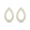 Thumbnail Image 2 of Diamond Pear Earrings 1/15 ct tw Round-Cut 10K Yellow Gold