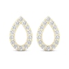 Thumbnail Image 3 of Diamond Pear Earrings 1/15 ct tw Round-Cut 10K Yellow Gold