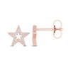 Thumbnail Image 2 of Diamond Star Stud Earrings 10K Rose Gold