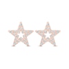 Thumbnail Image 3 of Diamond Star Stud Earrings 10K Rose Gold