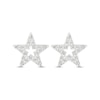 Thumbnail Image 3 of Diamond Star Stud Earrings 10K White Gold