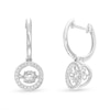 Unstoppable Love Diamond Halo Earrings 1/2 ct tw Round-Cut 10K White Gold