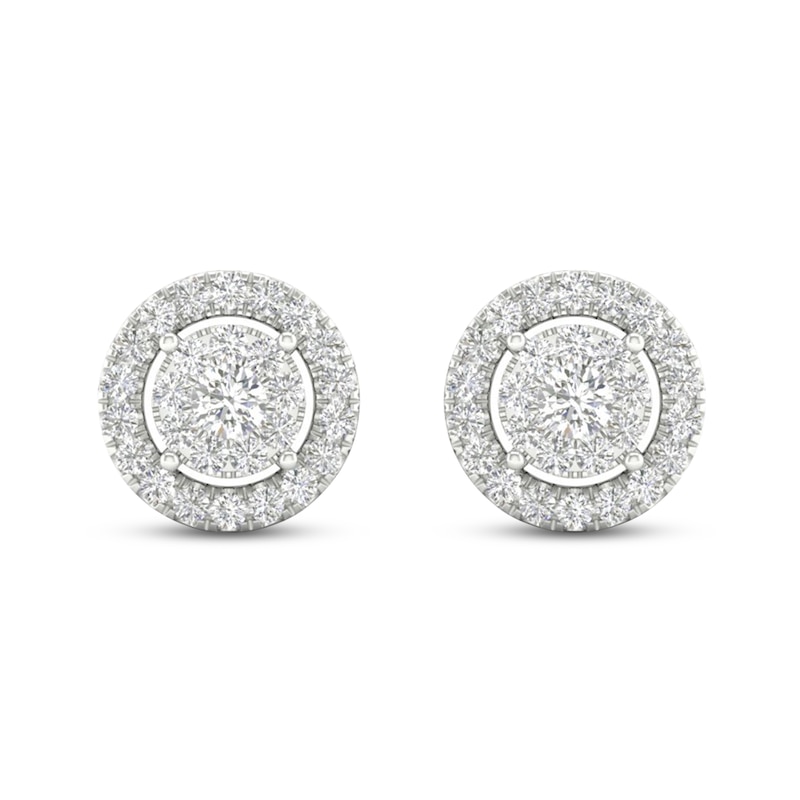 Diamond Stud Earrings 1/4 ct tw Round-Cut 10K White Gold | Kay