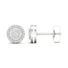 Thumbnail Image 2 of Diamond Stud Earrings 1/4 ct tw Round-Cut 10K White Gold