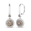 Le Vian Diamond Dangle Earrings 7/8 ct tw 14K Vanilla Gold