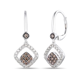 Le Vian Diamond Dangle Earrings 1/2 ct tw 14K Vanilla Gold
