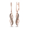 Thumbnail Image 1 of Le Vian Diamond Dangle Earrings 1/3 ct tw 14K Strawberry Gold