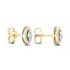 Thumbnail Image 4 of Diamond Earrings 1/3 ct tw Marquise & Round-Cut 10K Yellow Gold