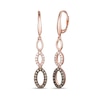 Thumbnail Image 1 of Le Vian Diamond Dangle Earrings 3/8 ct tw 14K Strawberry Gold