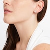 Thumbnail Image 4 of Diamond Halo Stud Earrings 1 ct tw Round-Cut 10K White Gold