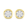 Thumbnail Image 2 of Diamond Stud Earrings 1/8 ct tw 10K Two-Tone Gold