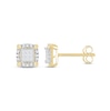 Thumbnail Image 0 of Diamond Earrings 1/5 ct tw Princess & Round-Cut 10K Yellow Gold