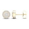 Thumbnail Image 1 of Diamond Stud Earrings 1/4 ct tw Round-Cut 10K Yellow Gold