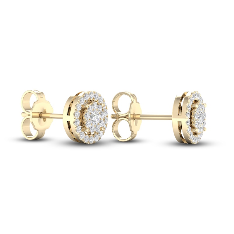 yellow gold stud