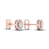 Thumbnail Image 4 of Diamond Stud Earrings 1/4 ct tw Round-Cut 10K Rose Gold
