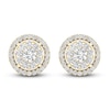 Thumbnail Image 1 of Diamond Stud Earrings 1/2 ct tw Round-Cut 10K Yellow Gold