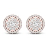 Thumbnail Image 0 of Diamond Stud Earrings 1/2 ct tw Round-Cut 10K Rose Gold