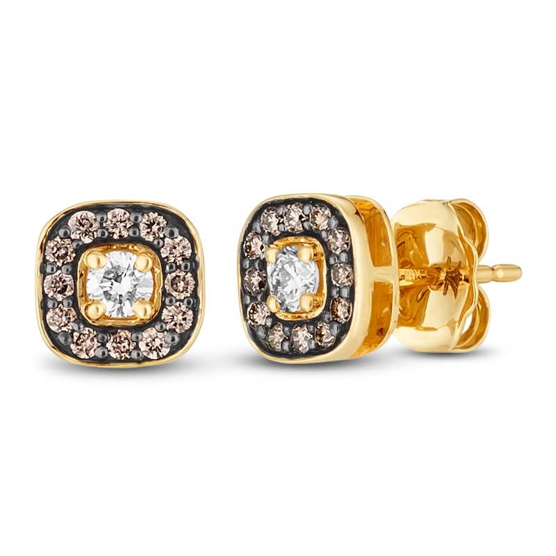 Main Image 1 of Le Vian Diamond Earrings 1/4 ct tw Diamonds 14K Honey Gold