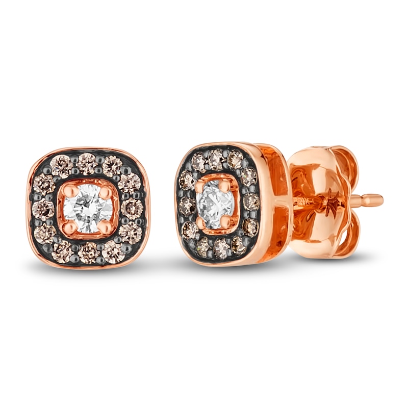 Main Image 1 of Le Vian Diamond Earrings 1/4 ct tw Diamonds 14K Strawberry Gold