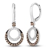 Thumbnail Image 1 of Le Vian Diamond Dangle Earrings 3/4 ct tw Diamonds 14K Vanilla Gold