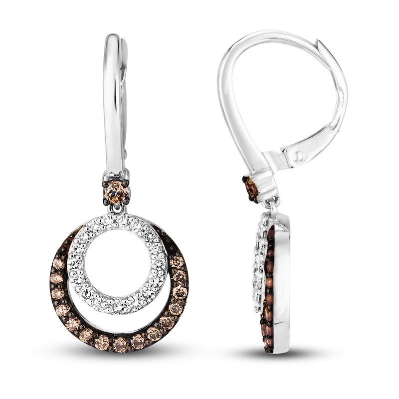 Main Image 2 of Le Vian Diamond Dangle Earrings 3/4 ct tw Diamonds 14K Vanilla Gold