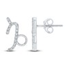 Thumbnail Image 1 of Diamond Capricorn Earrings 1/10 ct tw Round-cut Sterling Silver