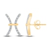 Thumbnail Image 0 of Diamond Pisces Earrings 1/10 ct tw Round-cut 10K Yellow Gold