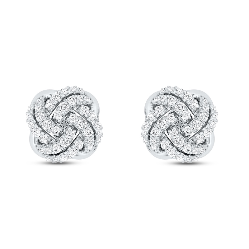 1/3 Carat T.W. Diamond 10k White Gold Stud Earrings