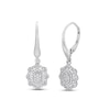 Thumbnail Image 0 of Diamond Dangle Earrings 1/3 ct tw Round-cut Sterling Silver