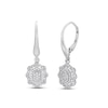Thumbnail Image 1 of Diamond Dangle Earrings 1/3 ct tw Round-cut Sterling Silver