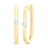 Thumbnail Image 1 of Diamond Hoop Earrings 1/10 ct tw Round-cut 10K Yellow Gold
