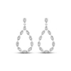Thumbnail Image 1 of Diamond Teardrop Earrings 2 ct tw Marquise & Pear-Shaped 14K White Gold