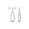 Thumbnail Image 3 of Diamond Teardrop Earrings 2 ct tw Marquise & Pear-Shaped 14K White Gold