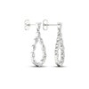 Thumbnail Image 4 of Diamond Teardrop Earrings 2 ct tw Marquise & Pear-Shaped 14K White Gold