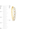 Thumbnail Image 1 of Diamond Hoop Earrings 2-3/8 ct tw Oval & Round-cut 14K Yellow Gold